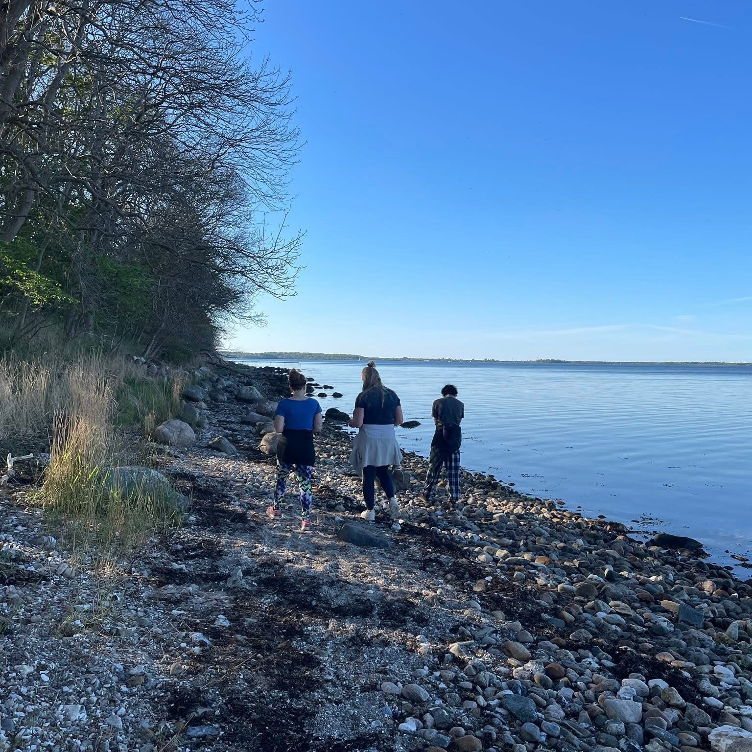 Fællesskab ved stranden.